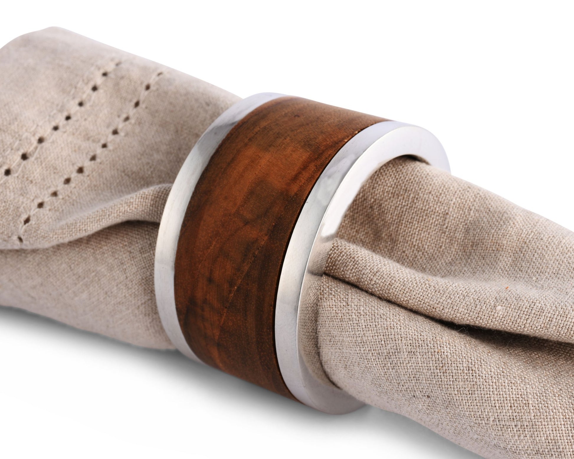 Tribeca Teak Napkin Ring