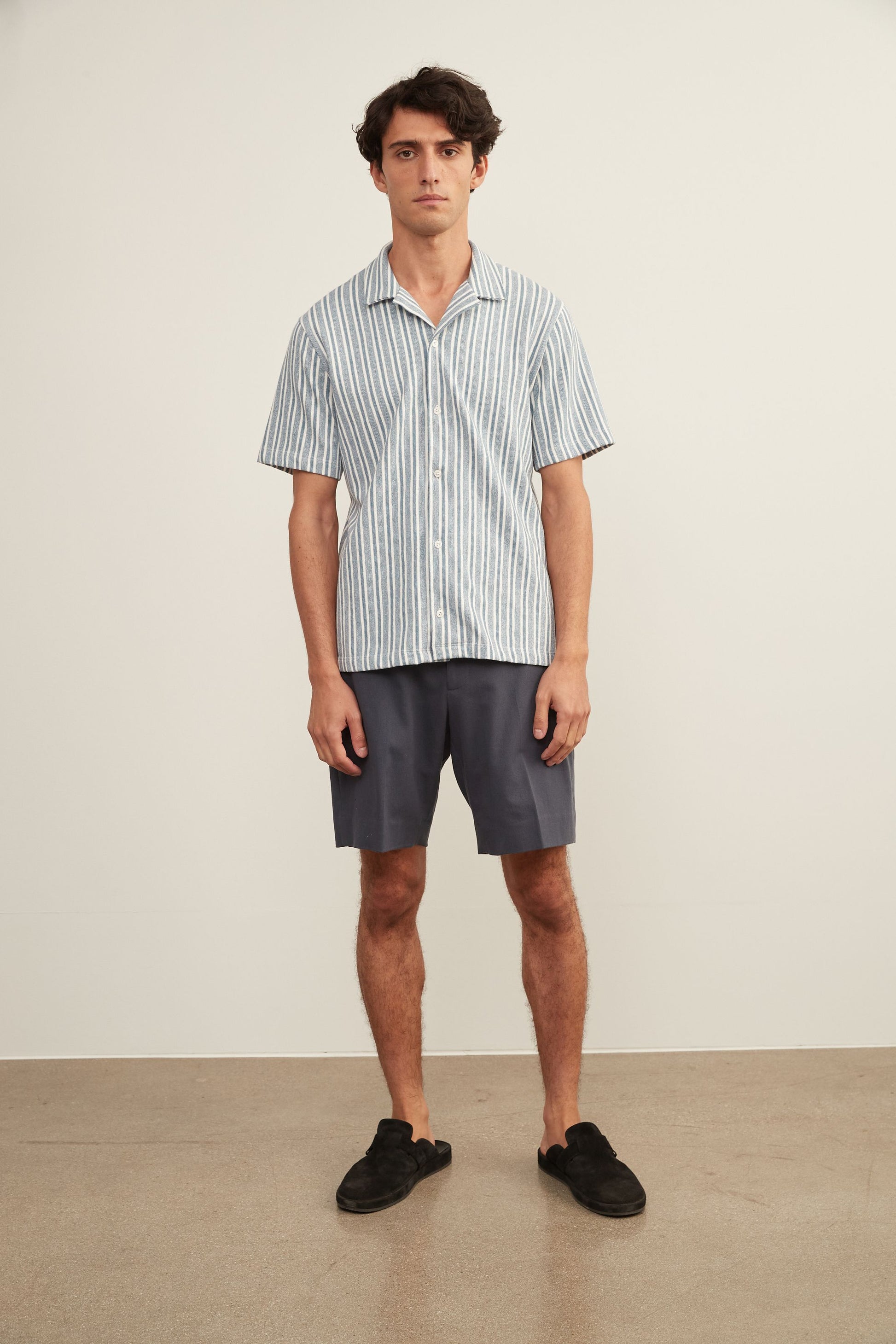 Cabana Stripe Button Down S/S