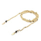No. 182 Necklace Gold | White