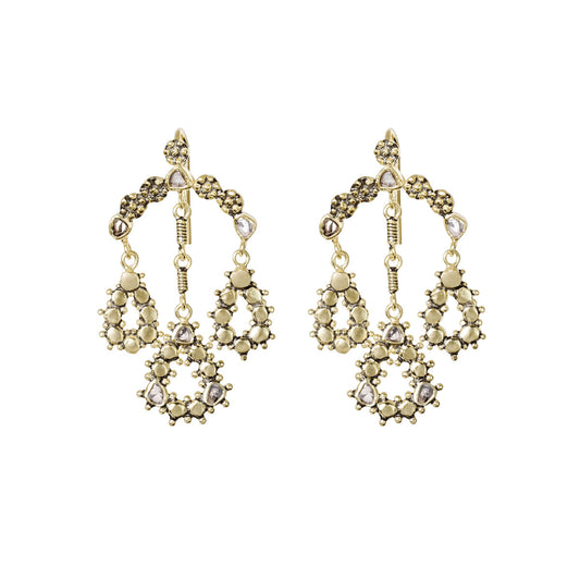 No. 849 Earring - Antique Gold