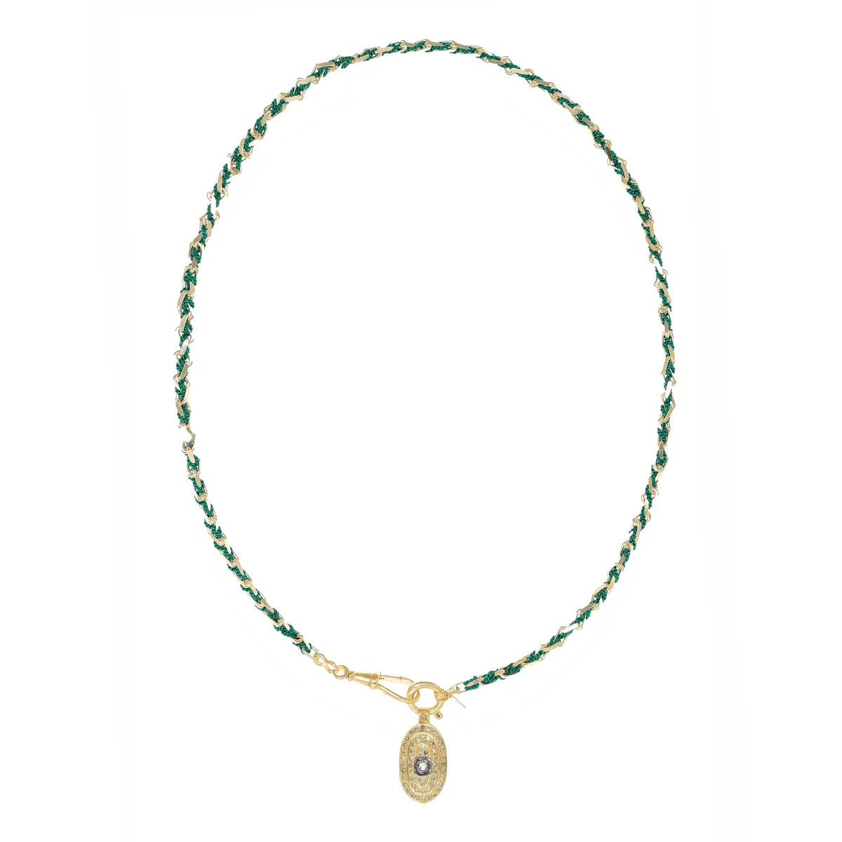 No. 951 Necklace Gold | Green