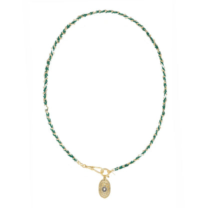 No. 951 Necklace Gold | Green