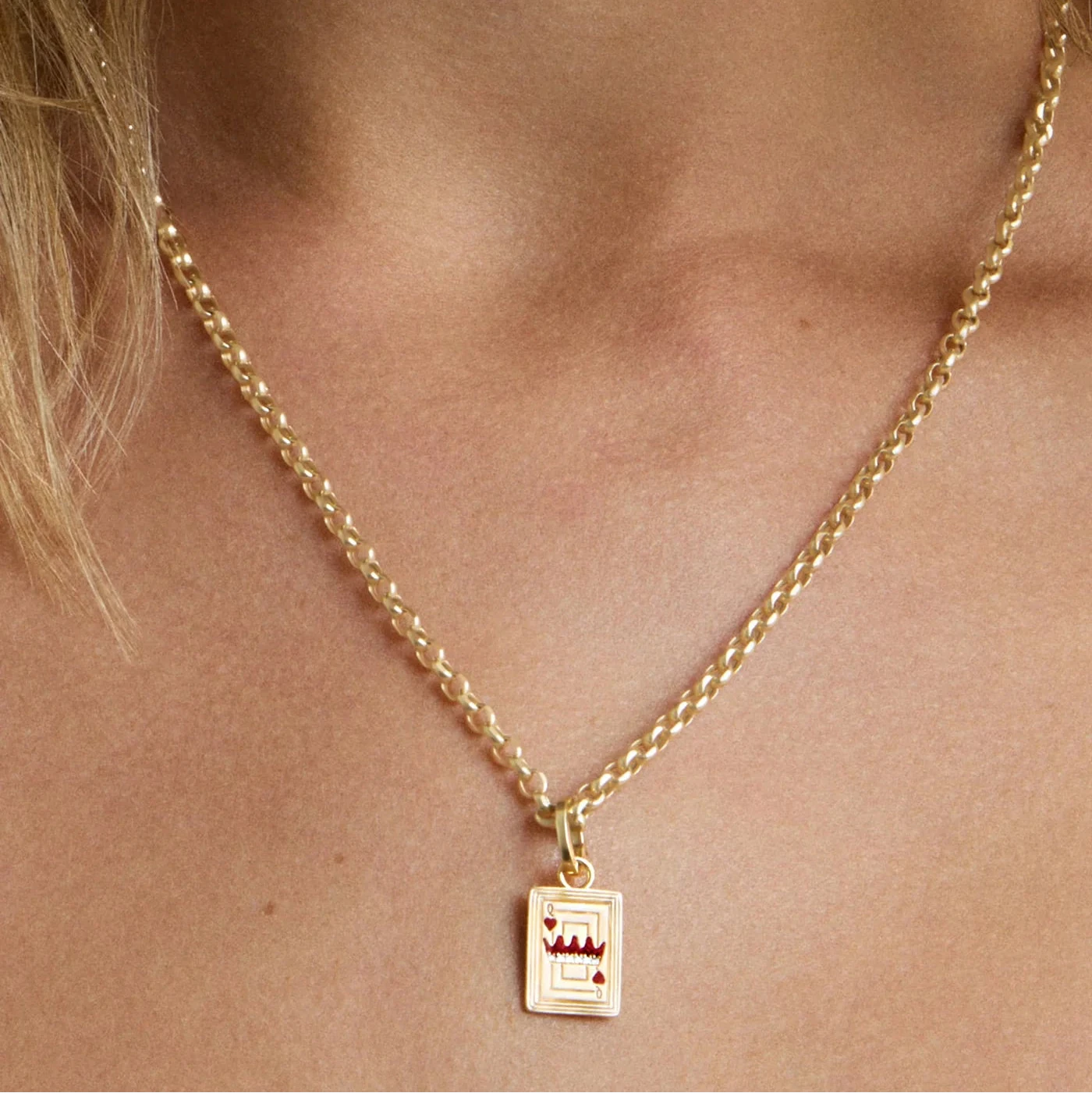Groovy Diamond Card Hinged Charm
