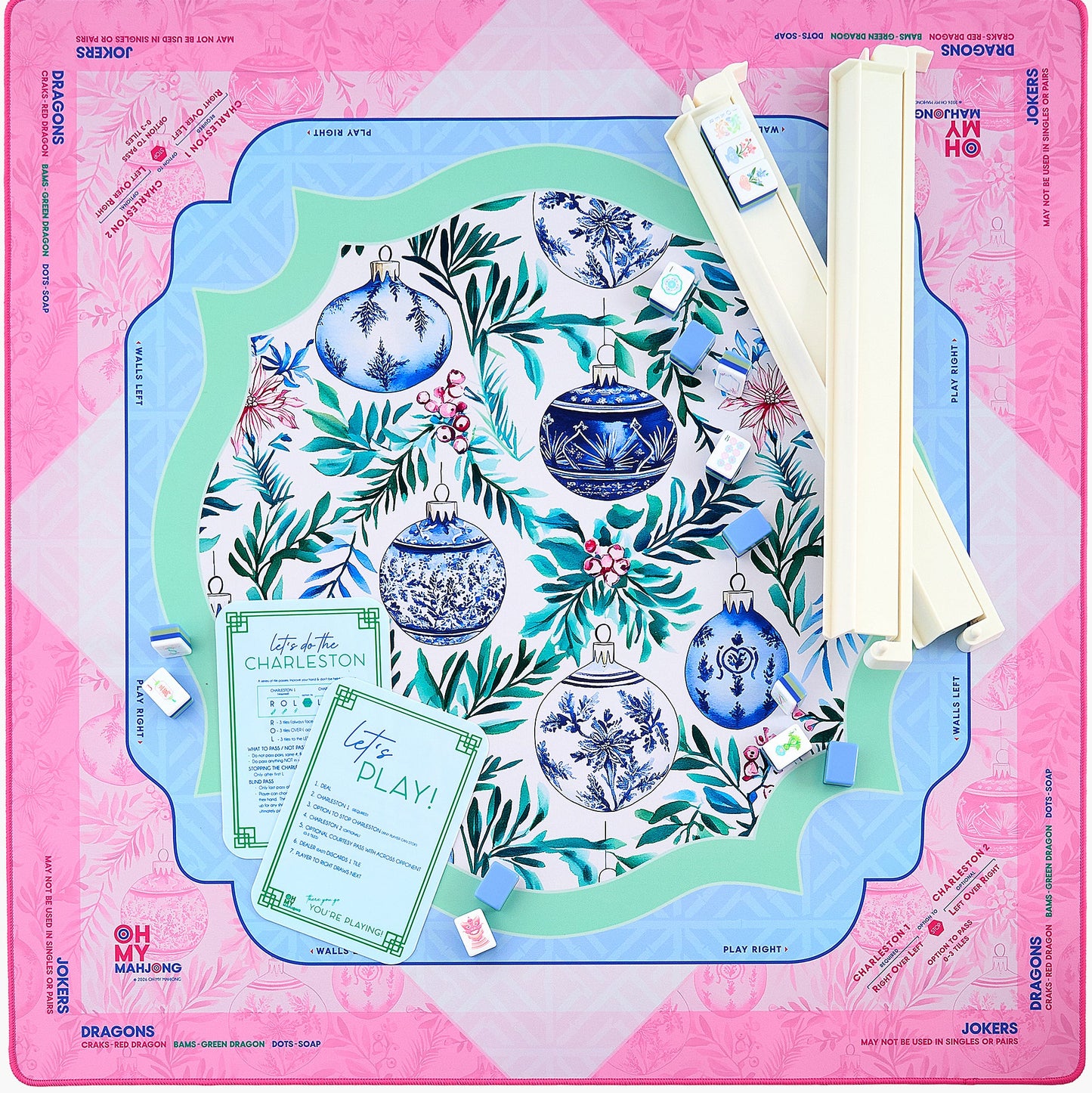 Merriment Mahjong Holiday Mat