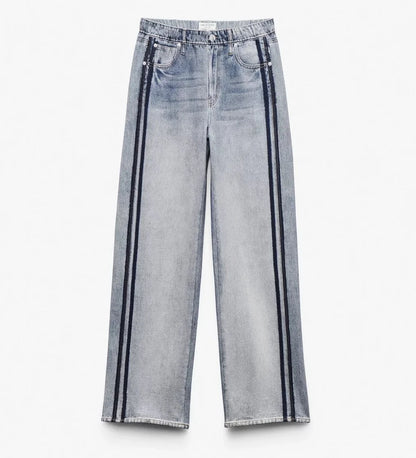 Miramar Wide-Leg Track Pants