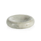 Curved Round Marble Bowl 9.75"