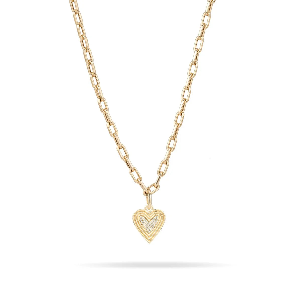 Groovy Make Your Move Pavé Heart Hinged Charm