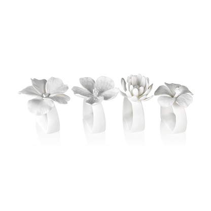 Bone Flower Napkin Ring