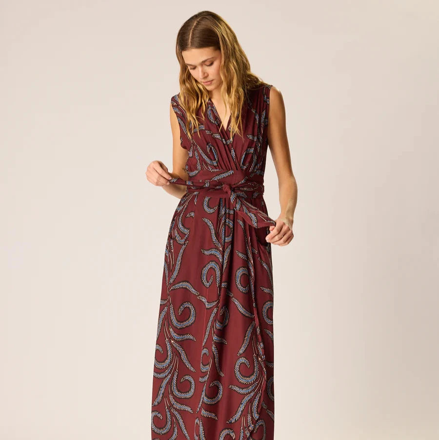 Nico Sleeveless Maxi Dress - Feather Black