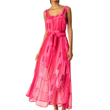 Jasmine Silk Maxi - Sea Glass Pink