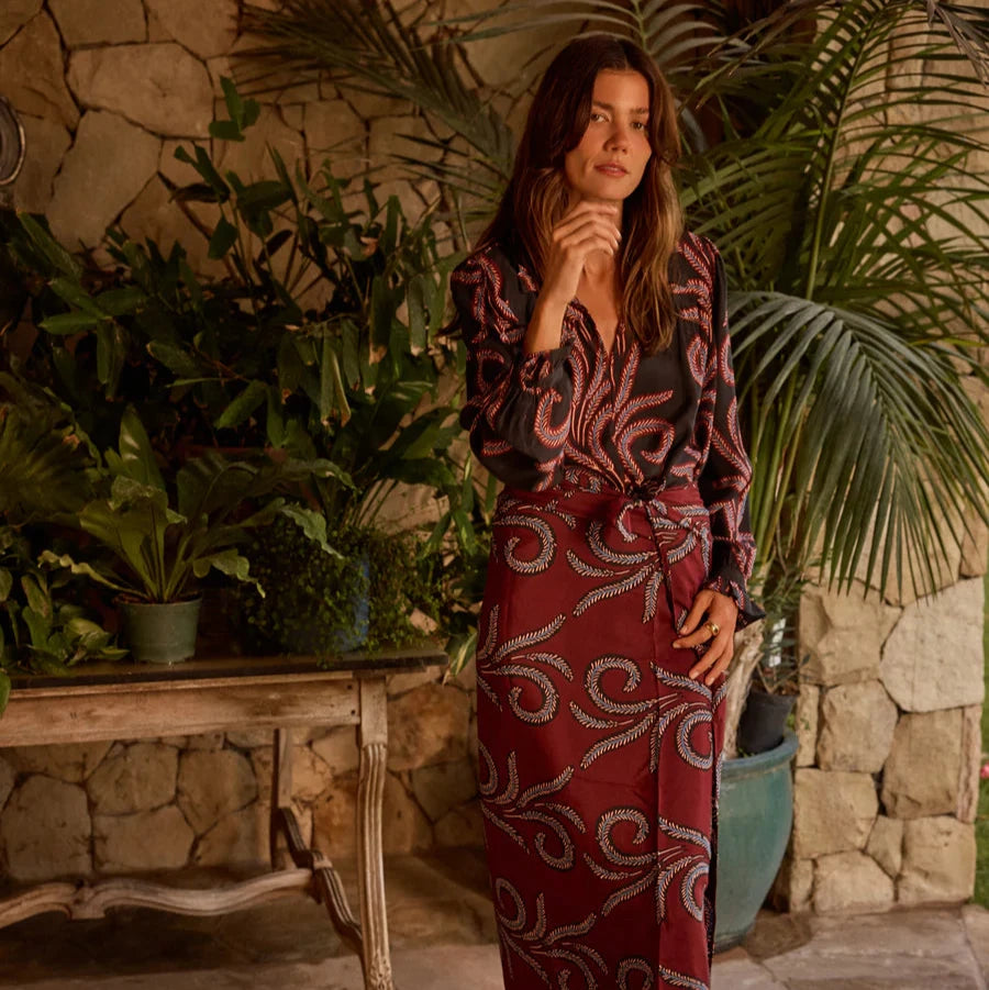 Georgia Top - Feather Black