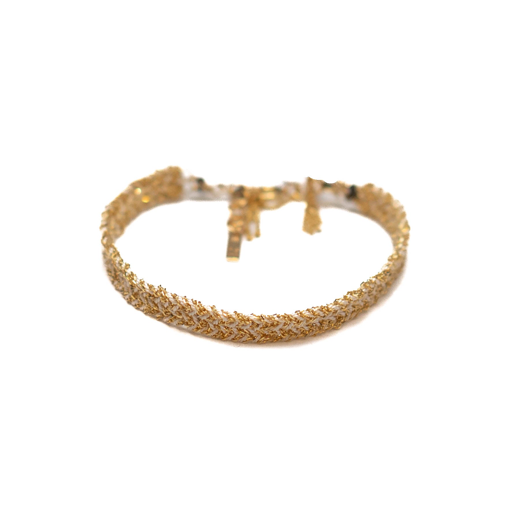No. 183C Bracelet Gold | White