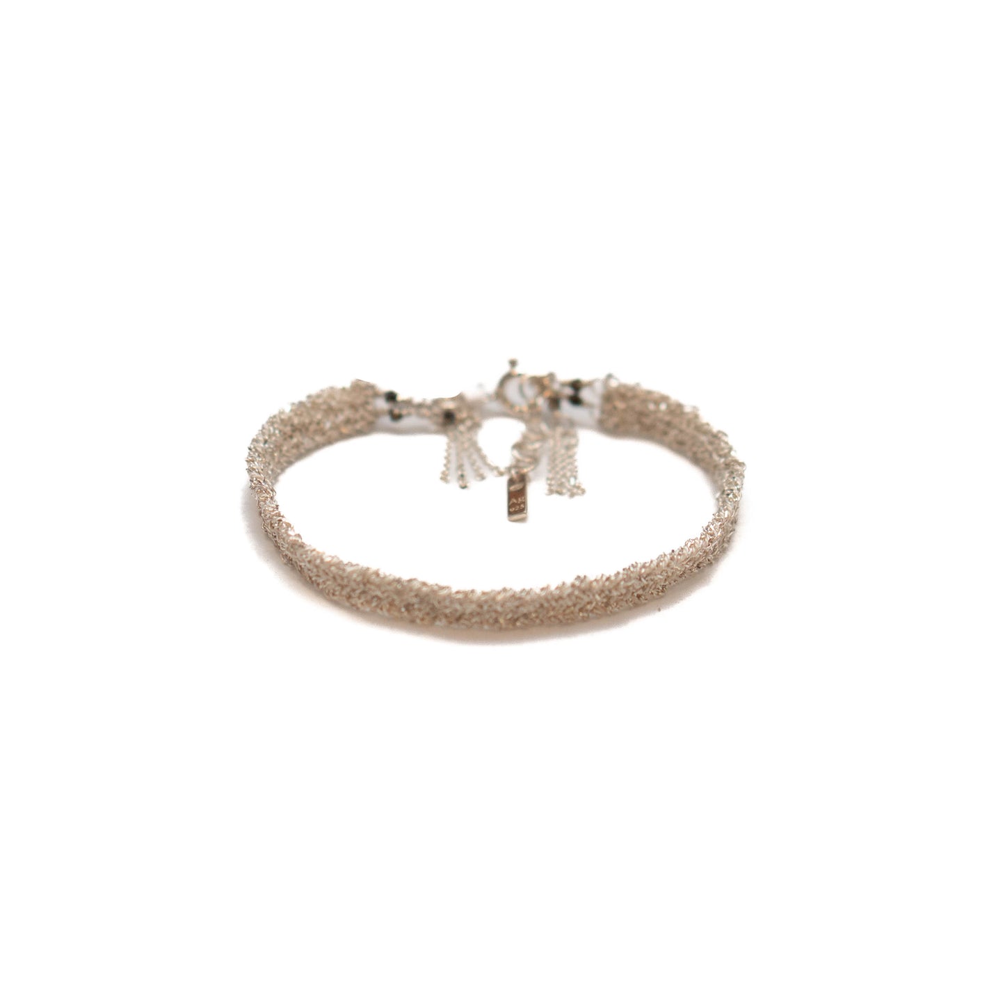 No. 183C Bracelet Silver | White