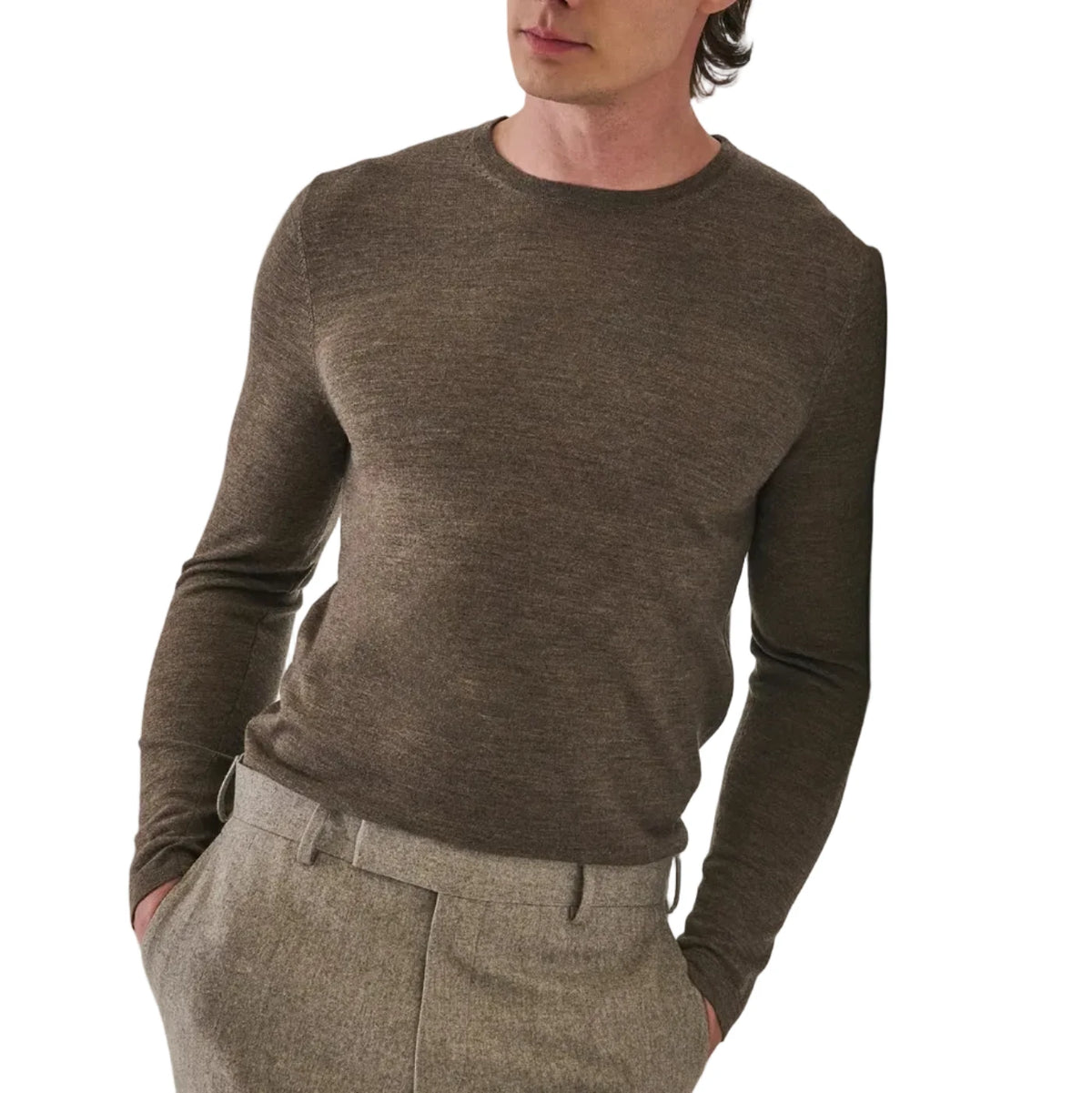Extra-Fine Merino Crewneck Sweater