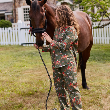  Long PJ Set - Fox Hunting | Pine