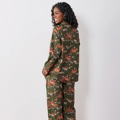 Long PJ Set - Fox Hunting | Pine