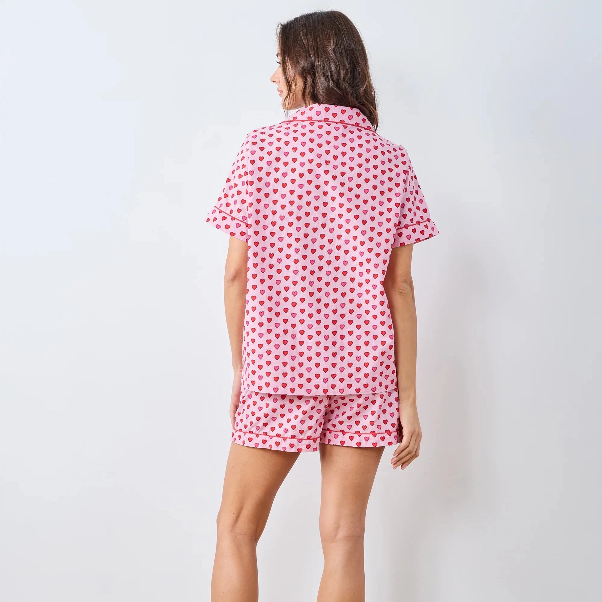 Short PJ Set - Mini Candy Hearts