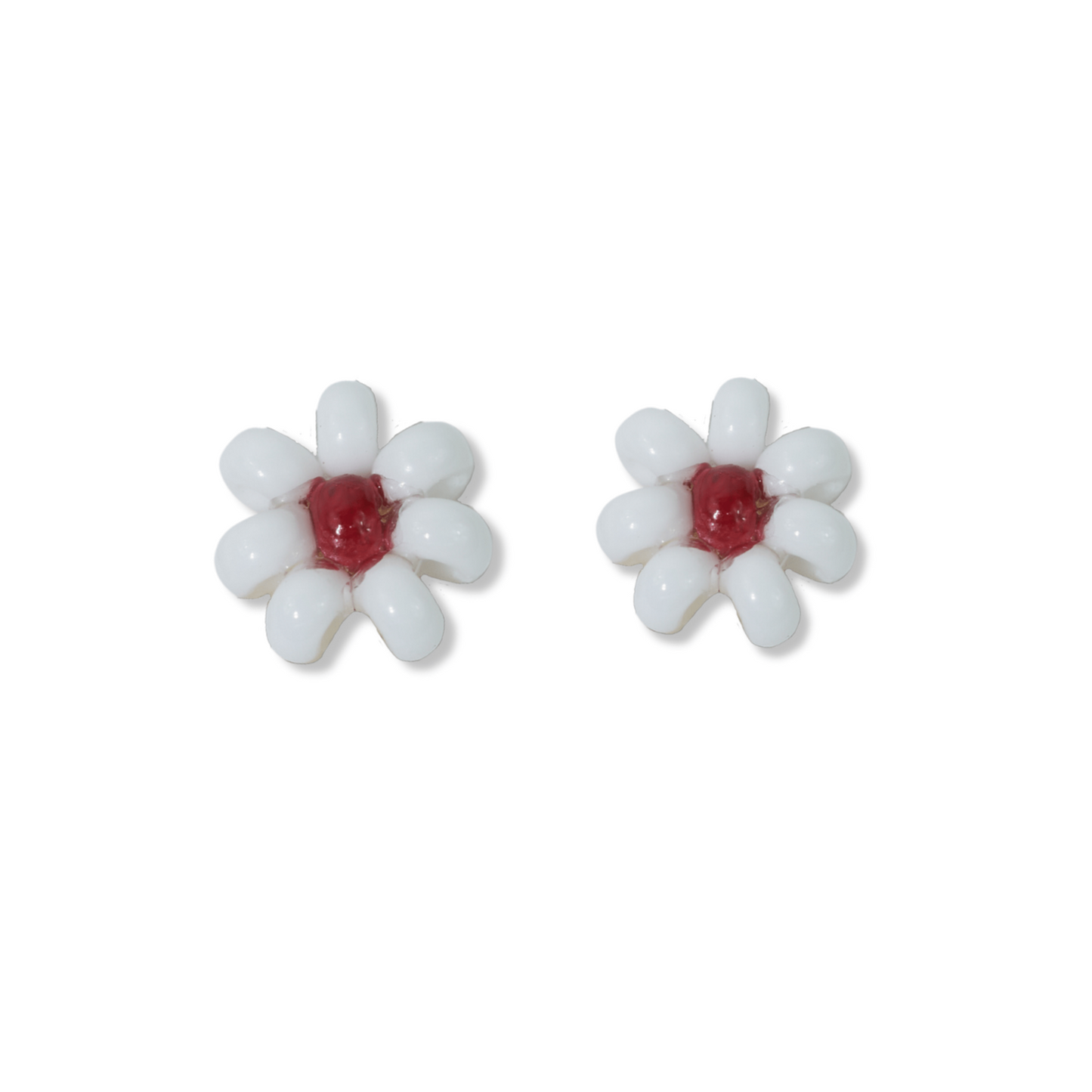 Tina Two Color Beaded Post Earrings