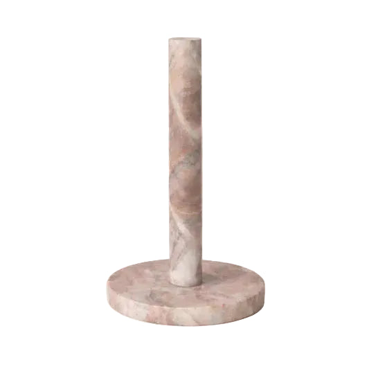 Marble Paper Towel Holder - Pink