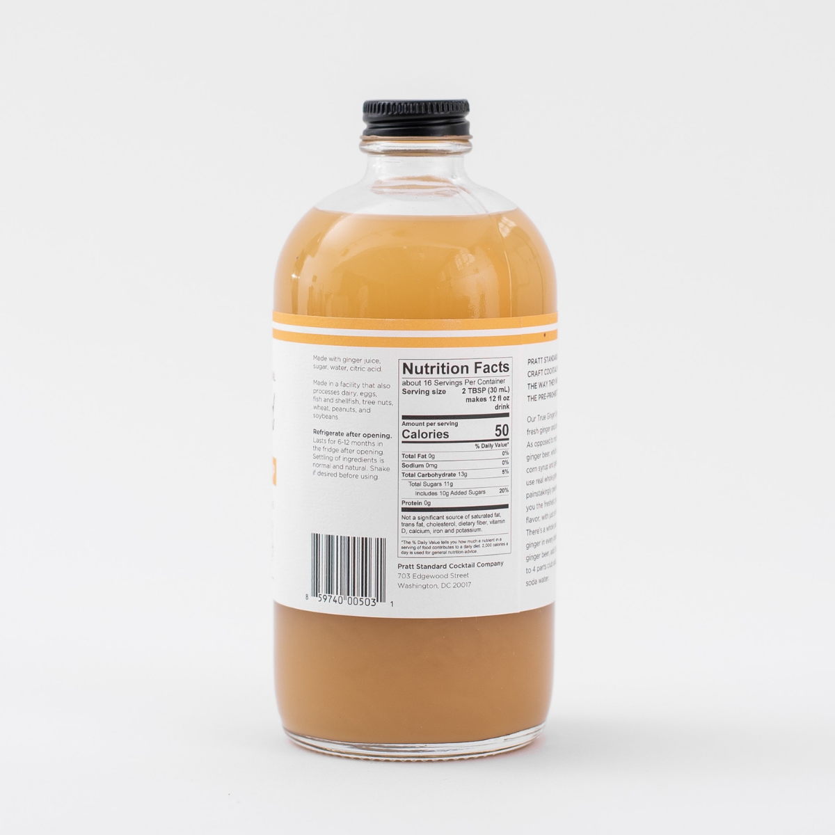 True Ginger Syrup - 16 oz