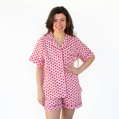Short PJ Set - Mini Candy Hearts
