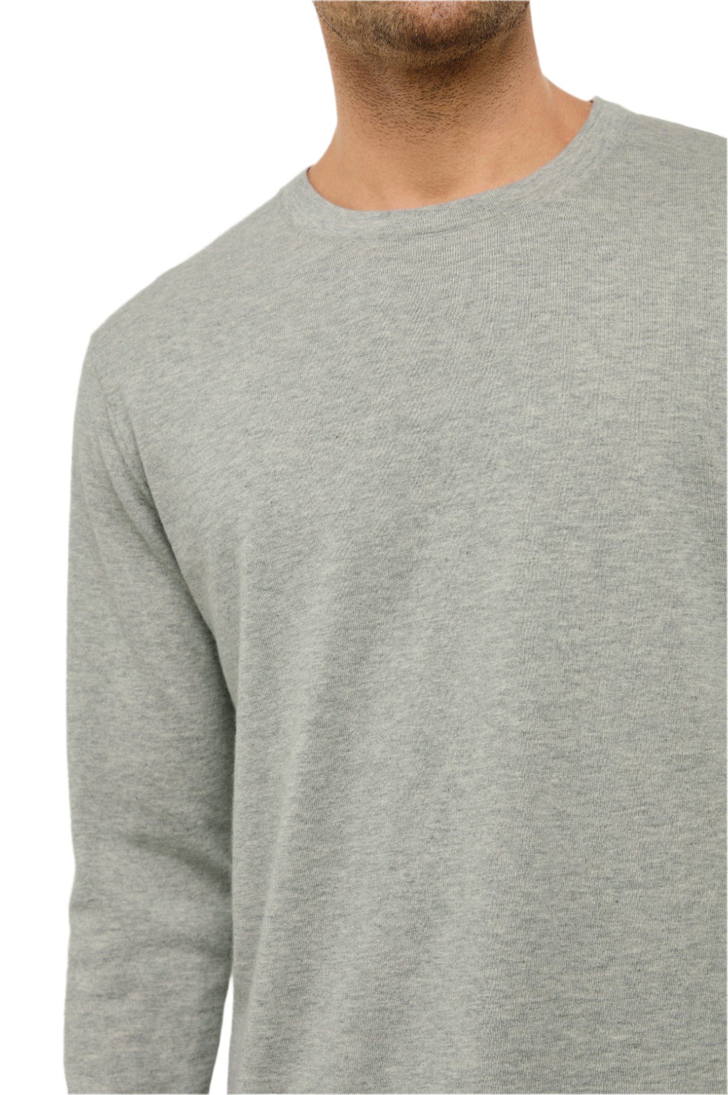 Quentin Cotton Cashmere Long Sleeve Tee