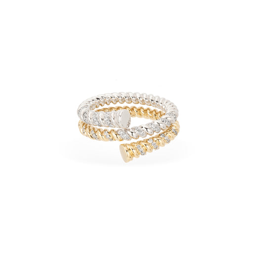 Pavé Rope Wrap Ring - MXD