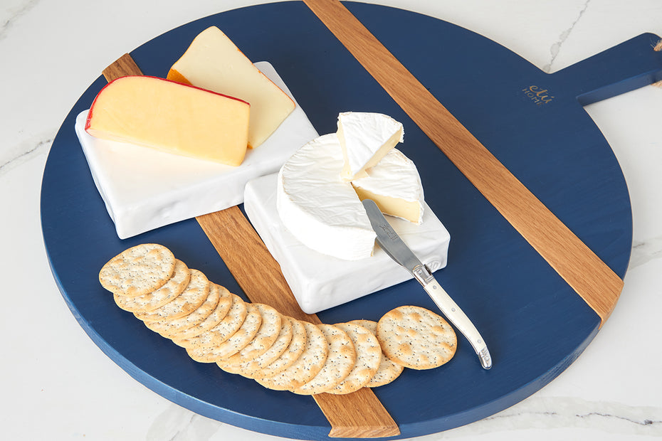 Round Mod Charcuterie Board - Medium - Navy