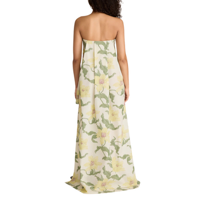 Nouveau Fleur Mini Dress With Train