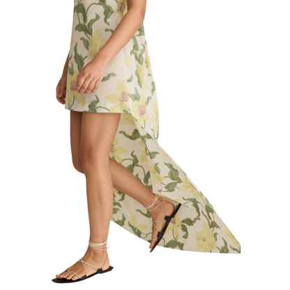 Nouveau Fleur Mini Dress With Train