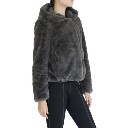 Riyad Faux Fur Hooded Bomber Jacket