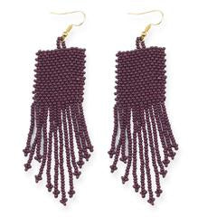 Michele Solid Fringe Earring