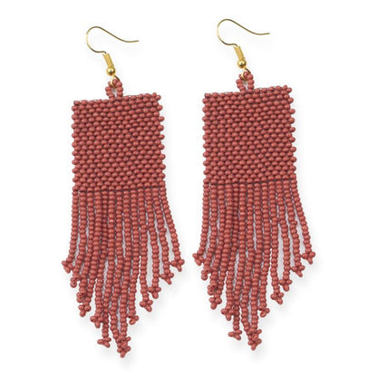 Michele Solid Fringe Earring