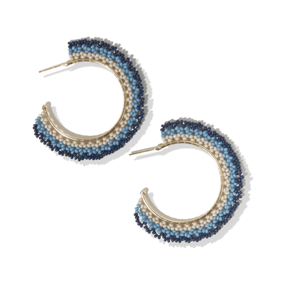 Crochet Hoop Earring