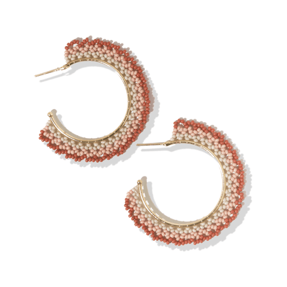 Crochet Hoop Earring