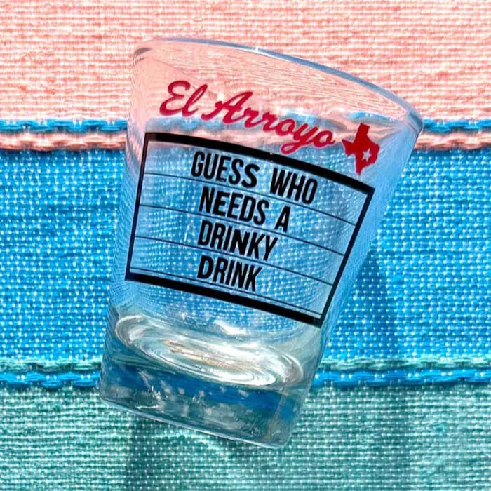 Marquee Shot Glass - Drinky Drink