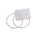 By Johanne thin hoop earring