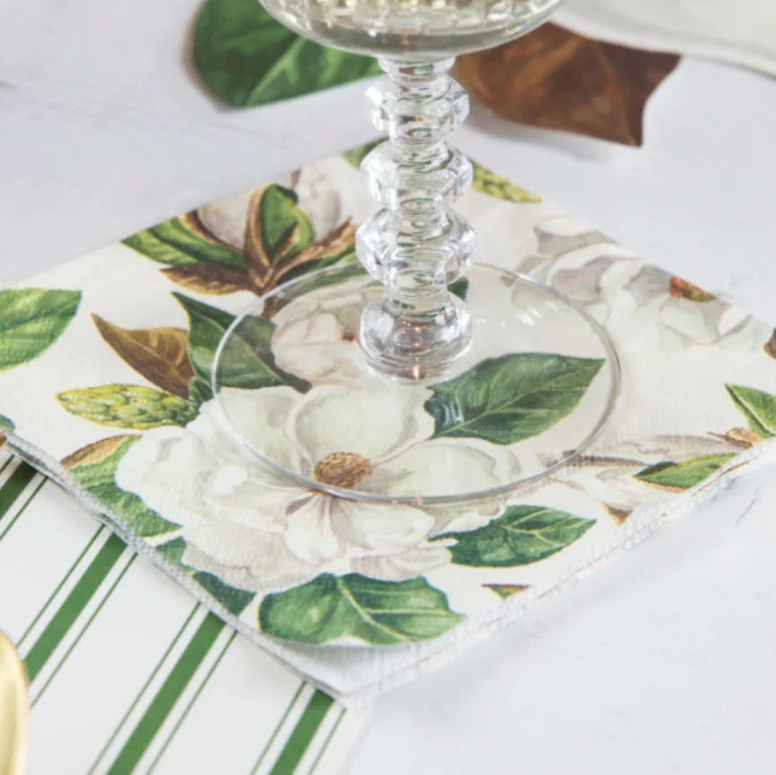 Magnolia Cocktail Napkin - Pack of 20