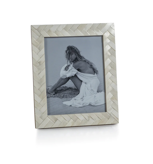 Braided White Bone Frame