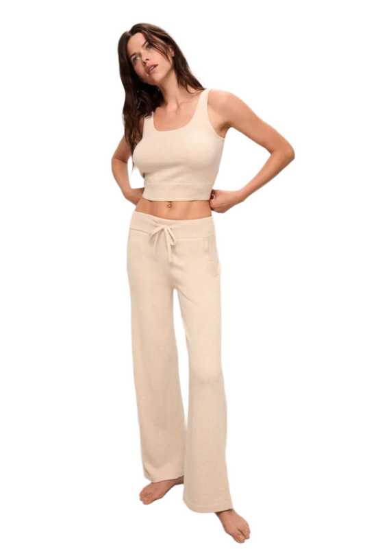 Recycled Sweater Pant - Oat