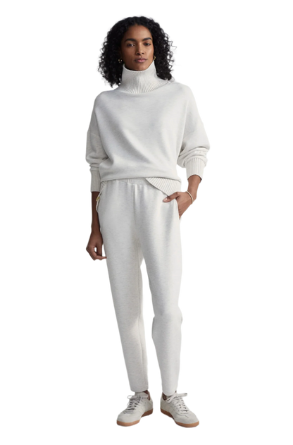 Slim Cuff Pant 27.5" - Ivory Marl Fleck