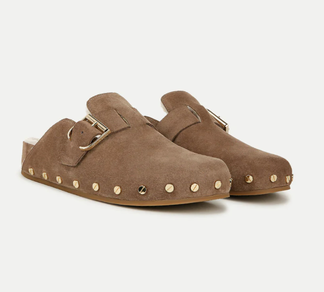 Fern Shearling Clog - Taupe