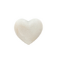 White Marble Heart - Small