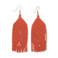 Michele Solid Fringe Earring