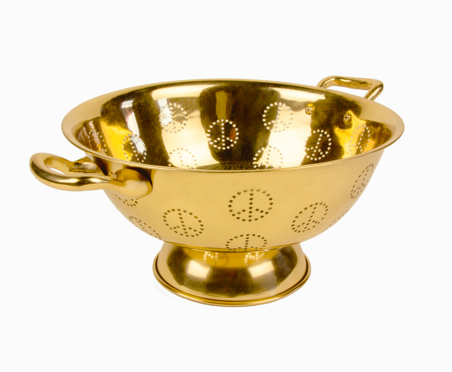 Peace Colander - Brass