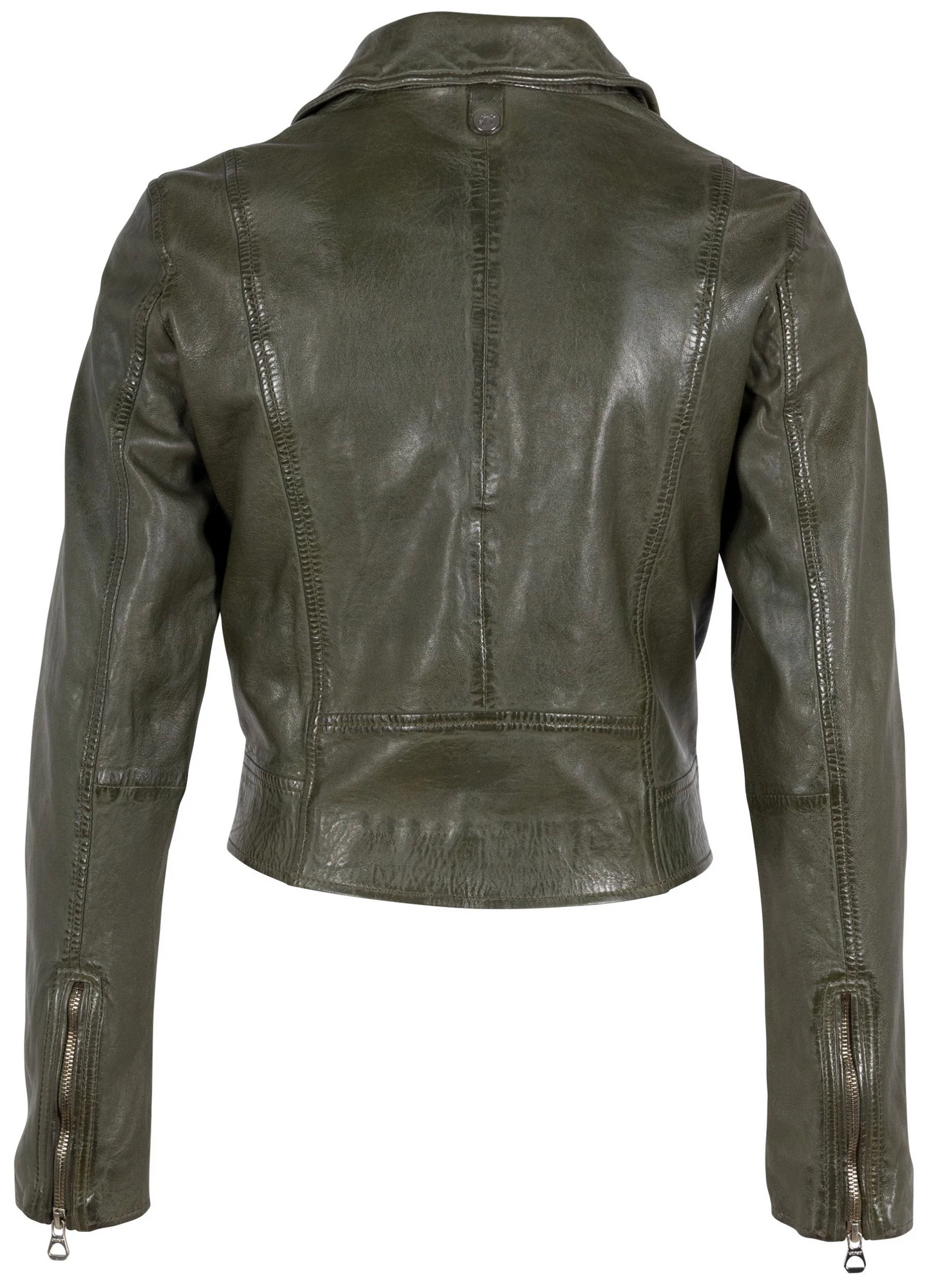 Julene Leather Jacket - Jade