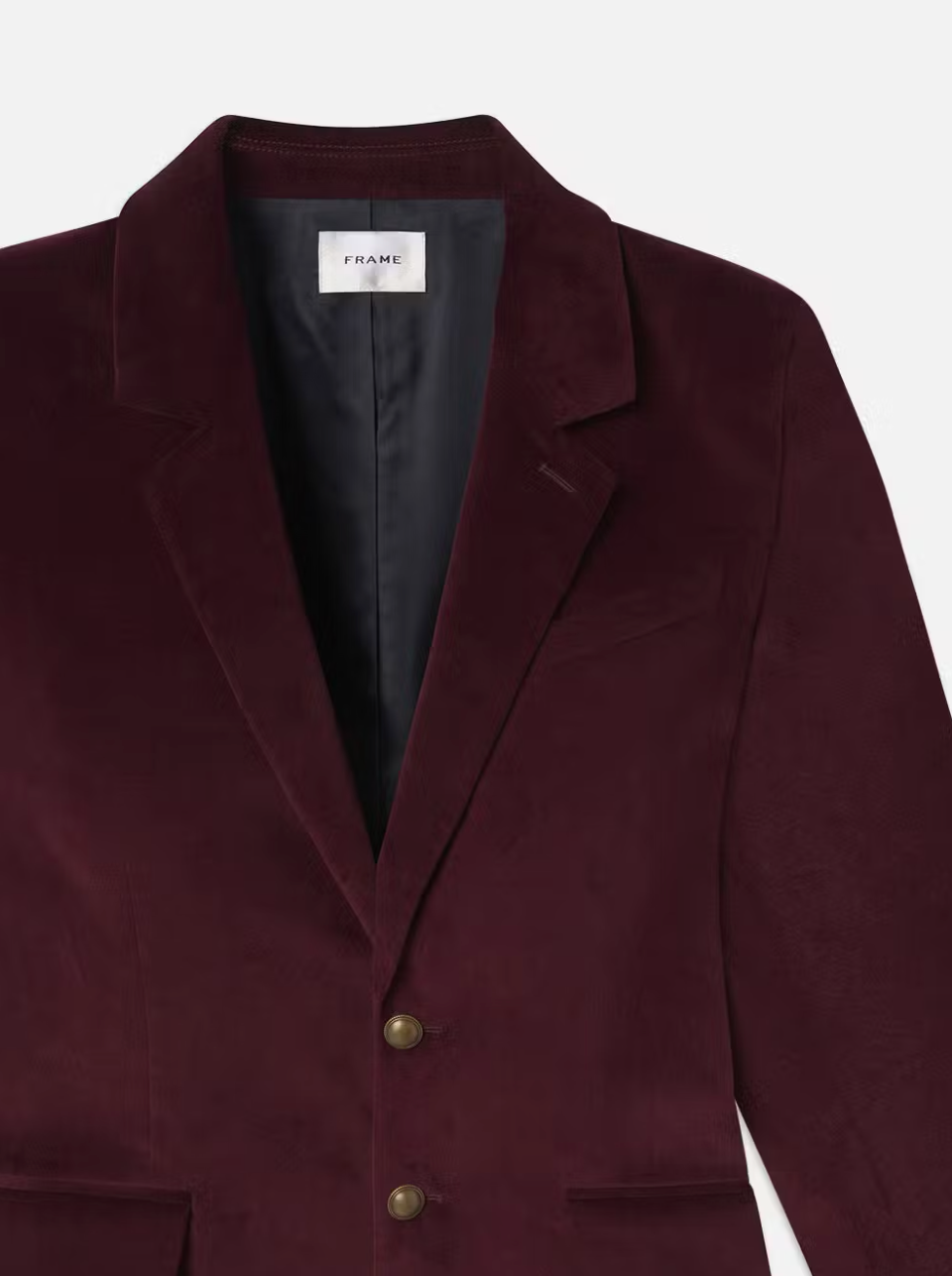 Everyday Velvet Blazer - Wine