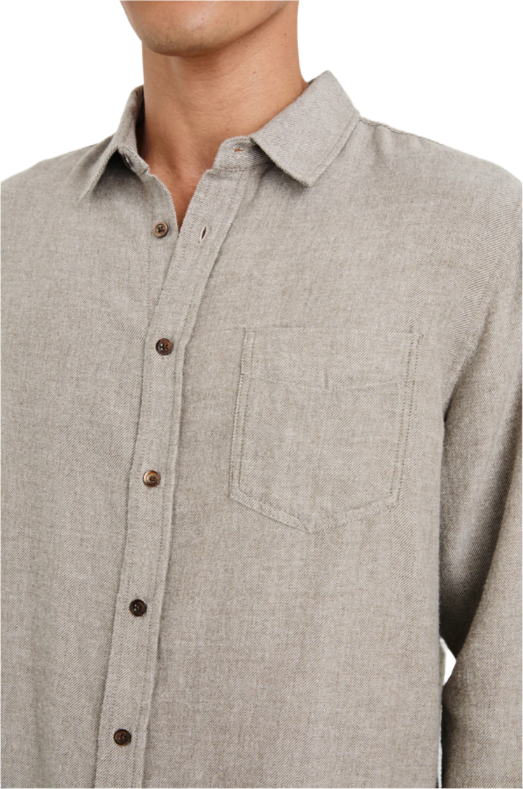 Lennox Shirt - Tumbleweed Melange