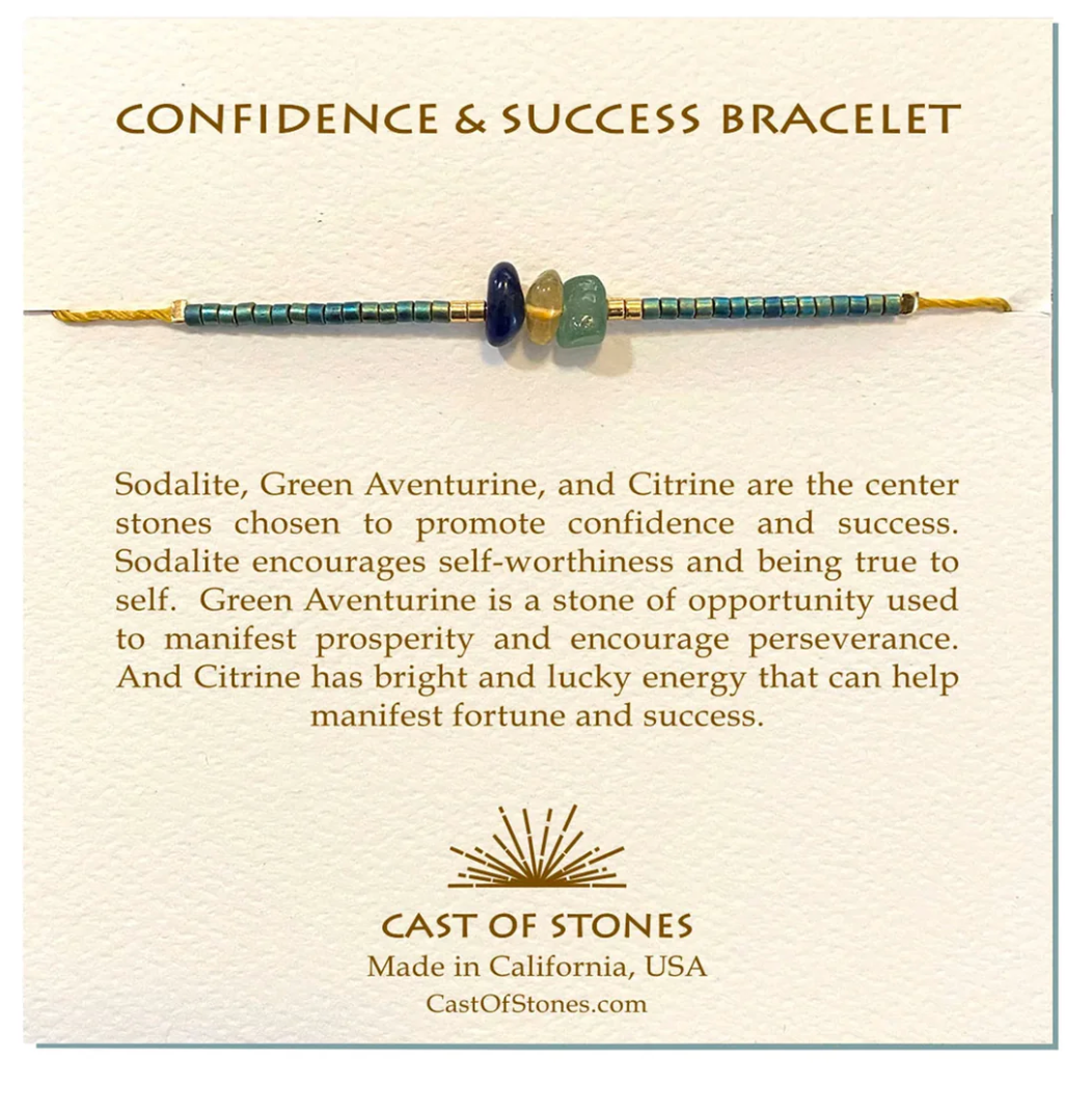 Confidence & Success Gemstone Bracelet