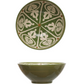 Stoneware Bowl - Green | Brown